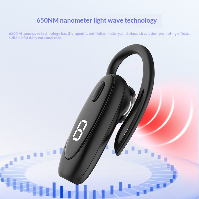 Ear-Mounted Ear Canal Laser Light Device, Fits Left or Right Ear