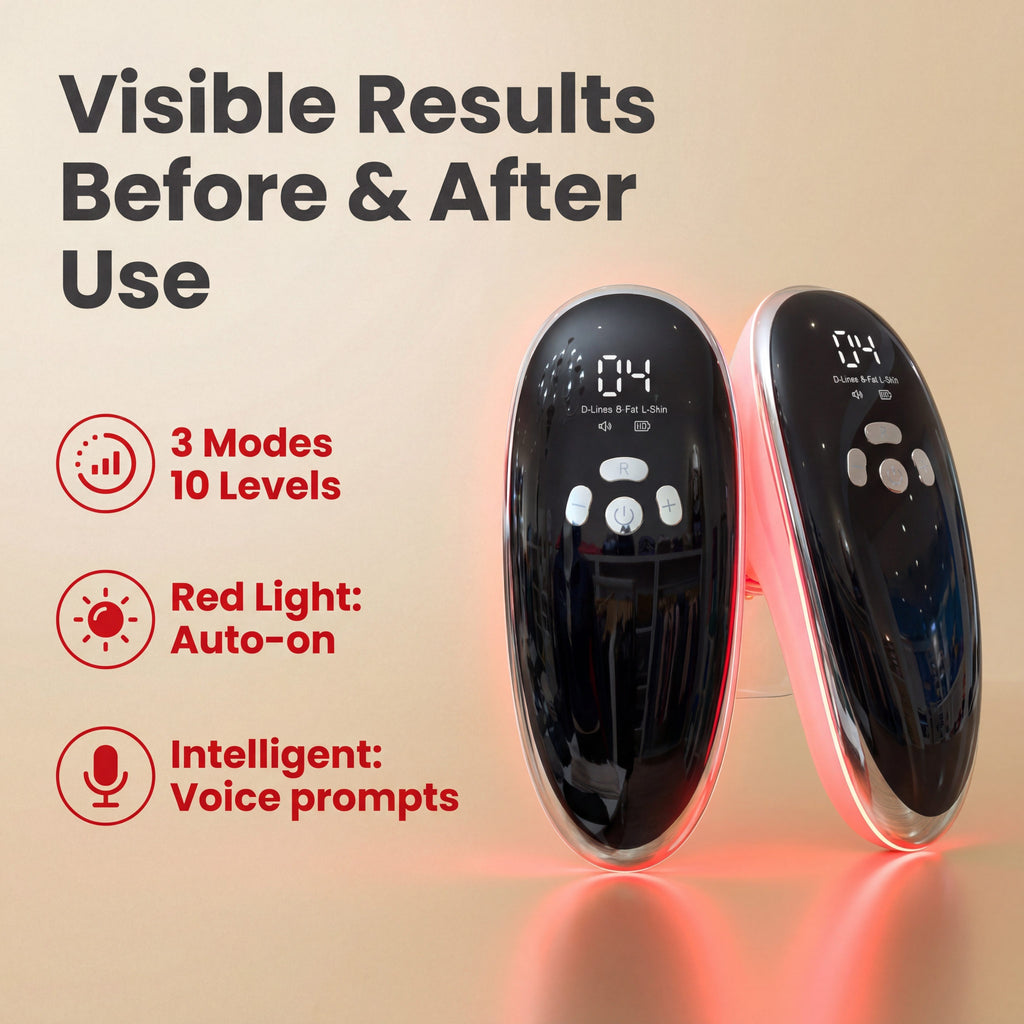 Electric Cupping Massager with 4 Cups for Face and Body
