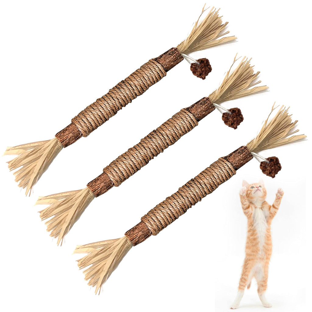 Silvervine Sticks Cat Chew Toys for Indoor Cats