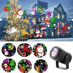 Christmas Projector Light, Rotating Snowflake LED Outdoor Decor