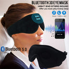 Bluetooth Sleep Mask with Built-in Speakers, Blackout
