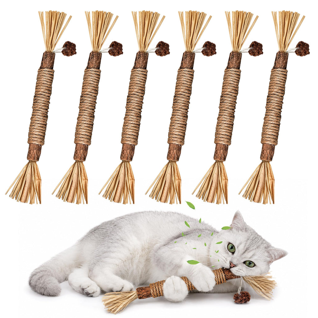 Silvervine Sticks Cat Chew Toys for Indoor Cats