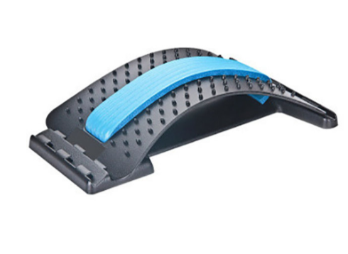 Adjustable Back Stretcher, Lumbar Back Cracker & Massager