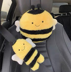Car Neck Pillow and Seat Belt Shoulder Pad for Road Trips