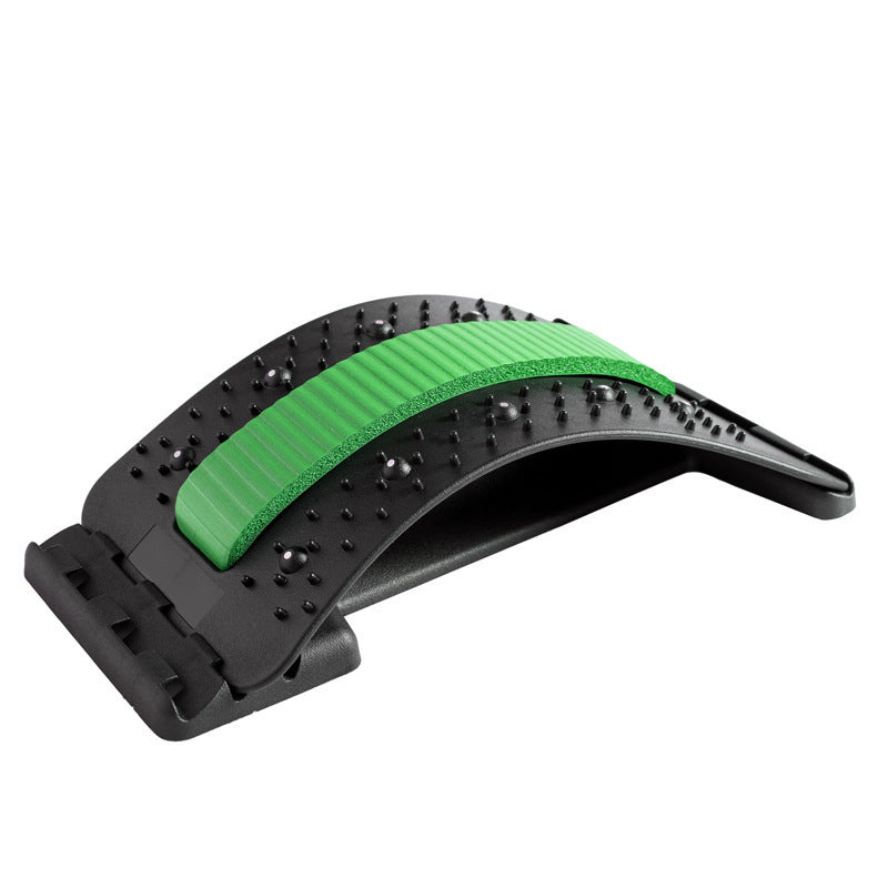 Adjustable Back Stretcher, Lumbar Back Cracker & Massager