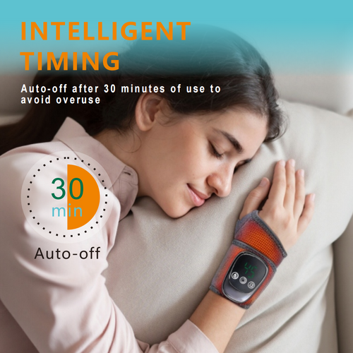 Cordless Heated Wrist Wrap with Vibration, Rechargeable