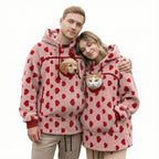 Women's Pet Pouch Hoodie with Kangaroo Pocket for Cats
