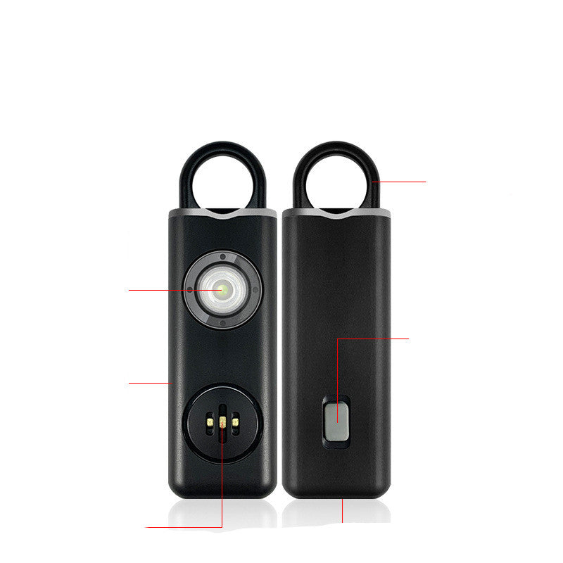 Personal Safety Alarm Keychain with SOS LED Light