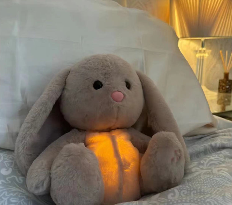 Breathing Lamb Plush Toy with Soothing Sleep Music