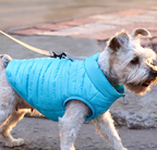 Dog Winter Jacket with Full Zipper, Warm Puppy Coat