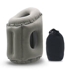 Inflatable Travel Nap Pillow for Airplane and Office Desk