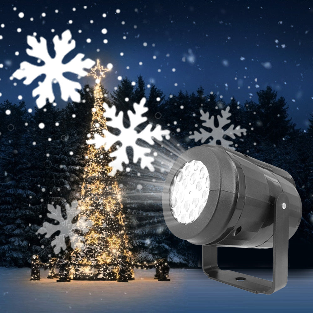 Christmas Projector Light, Rotating Snowflake LED Outdoor Decor