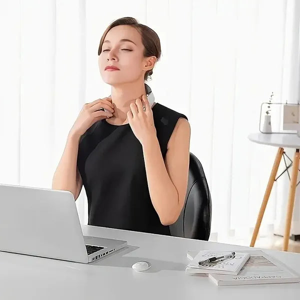 Neck and Shoulder Massager with Heat and Vibration