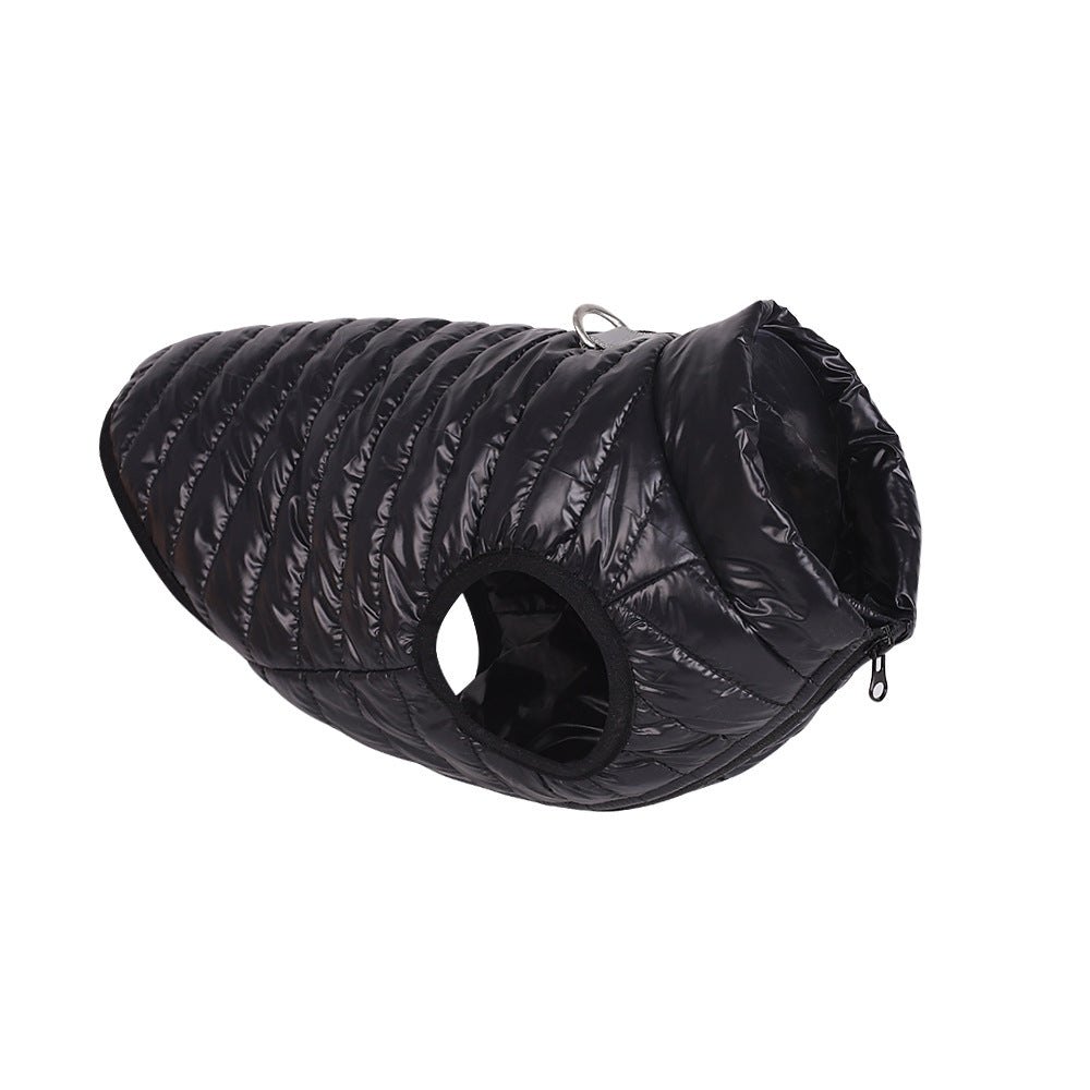 Dog Winter Jacket with Full Zipper, Warm Puppy Coat