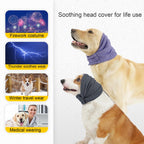 Pet Ear Muff Hoodie, Noise Cover Head Wrap for Dogs and Cats