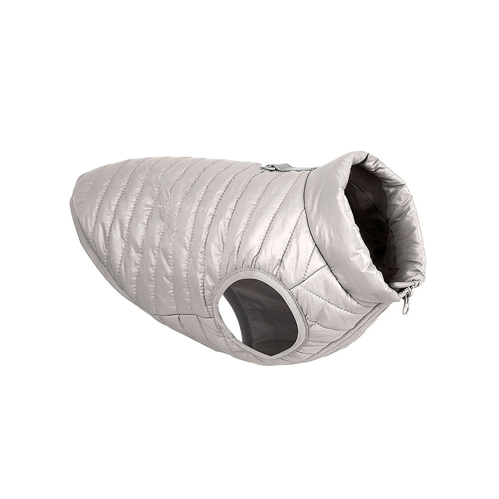 Dog Winter Jacket with Full Zipper, Warm Puppy Coat