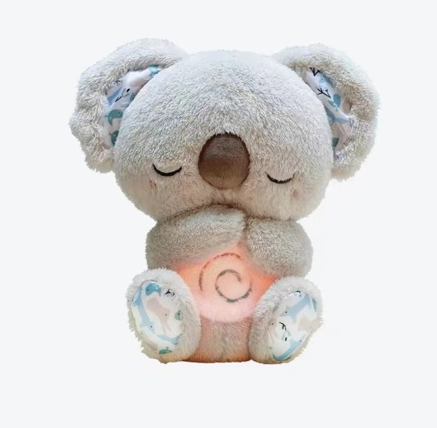Breathing Lamb Plush Toy with Soothing Sleep Music