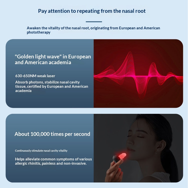 Smart Infrared Light Tinnitus Device, White or Black