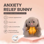 Breathing Bunny Plush, Soothing Sensory Toy with Music