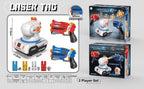 Laser Tag Gun Set with Red and Blue Projector Guns