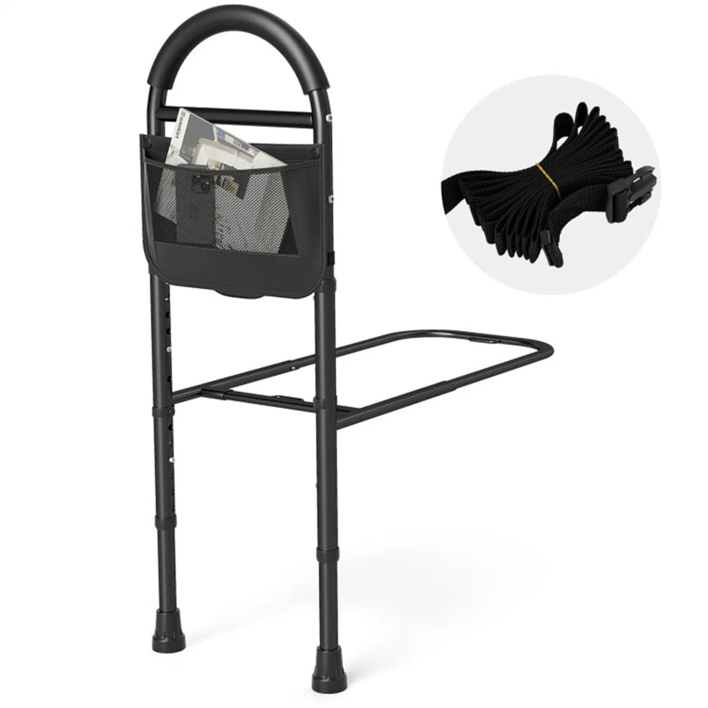 Height Adjustable Bed Assist Rail for Elderly Adults