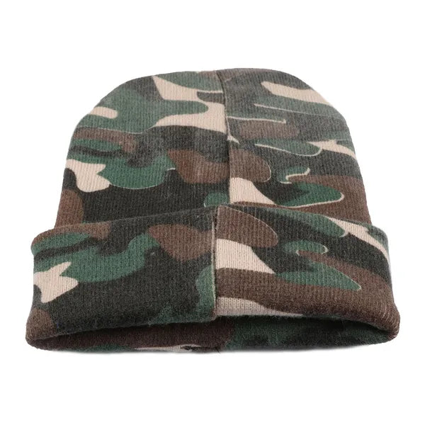 LED Beanie Hat with Removable Headlamp, Warm Knit Winter Hat