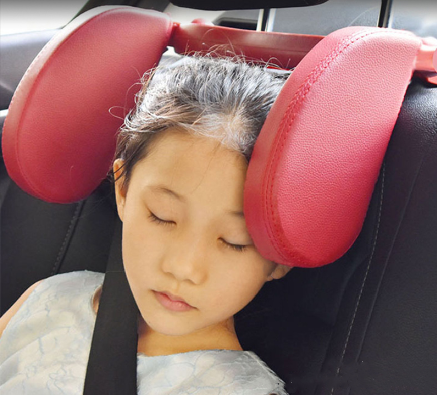 Kids Car Headrest Pillow for Back Seat, Side Sleep Support