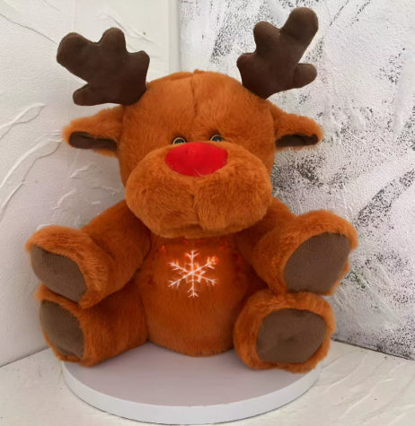 Breathing Bunny Plush, Soothing Sensory Toy with Music