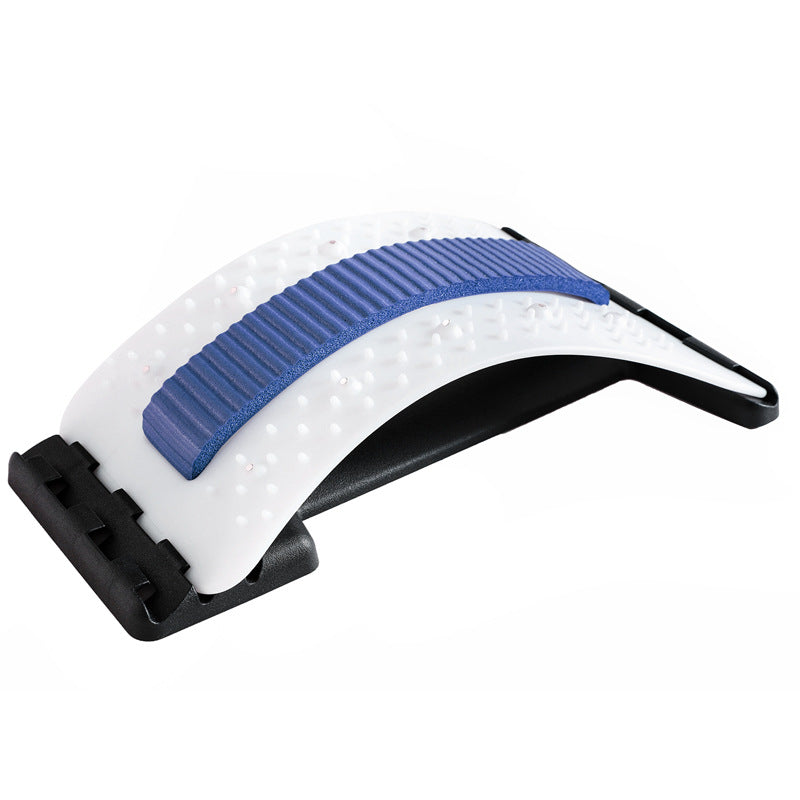 Adjustable Back Stretcher, Lumbar Back Cracker & Massager