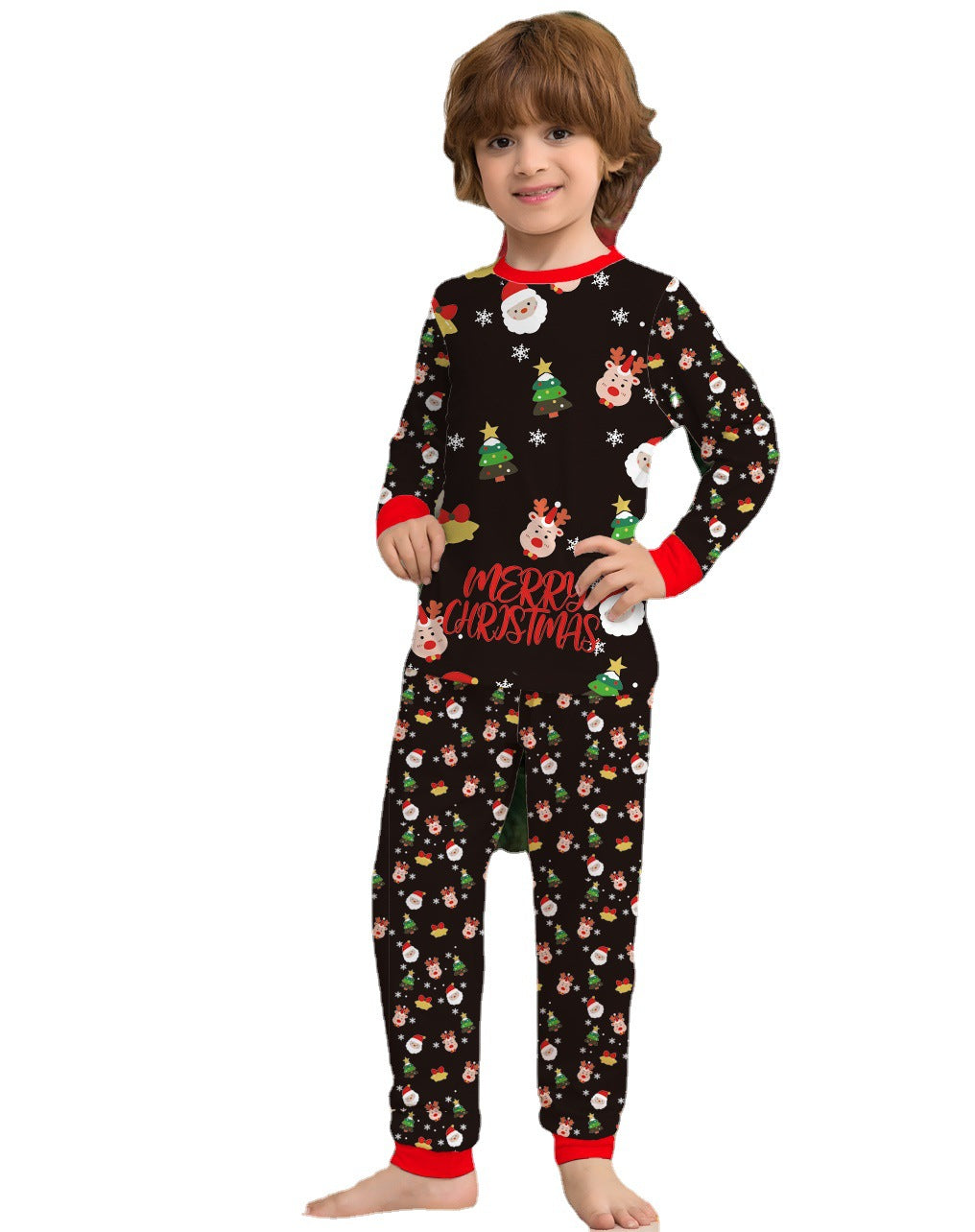 Family Matching Christmas Pajamas Set, Cotton Xmas PJs