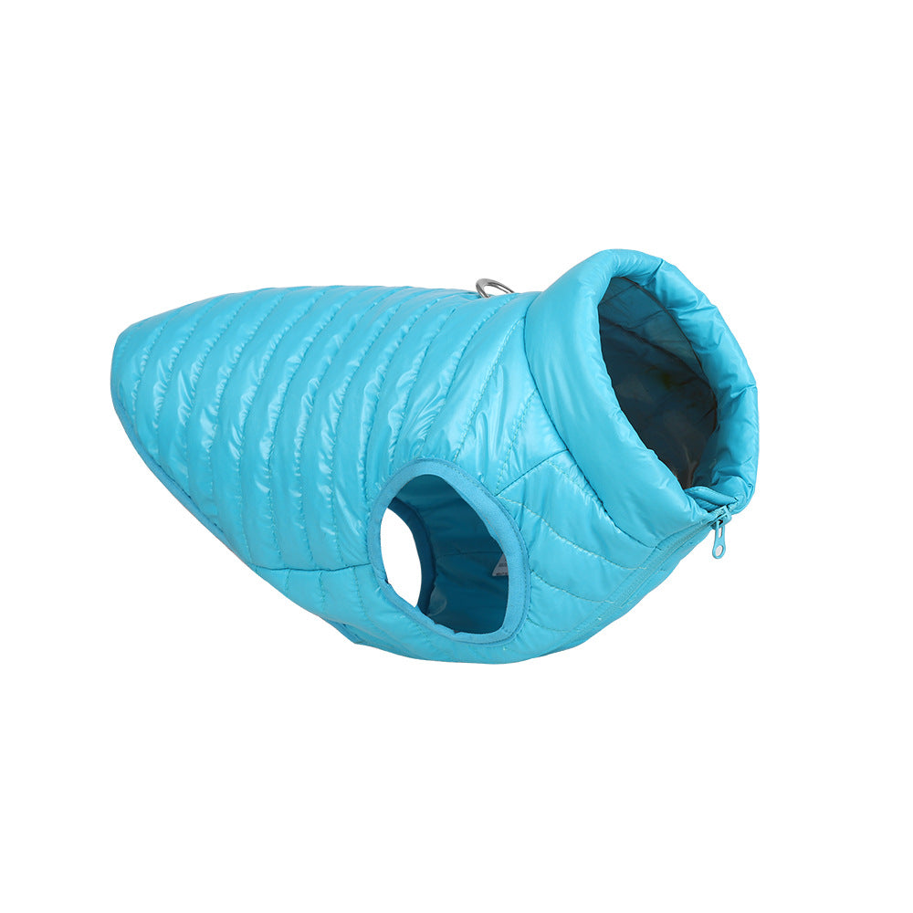 Dog Winter Jacket with Full Zipper, Warm Puppy Coat