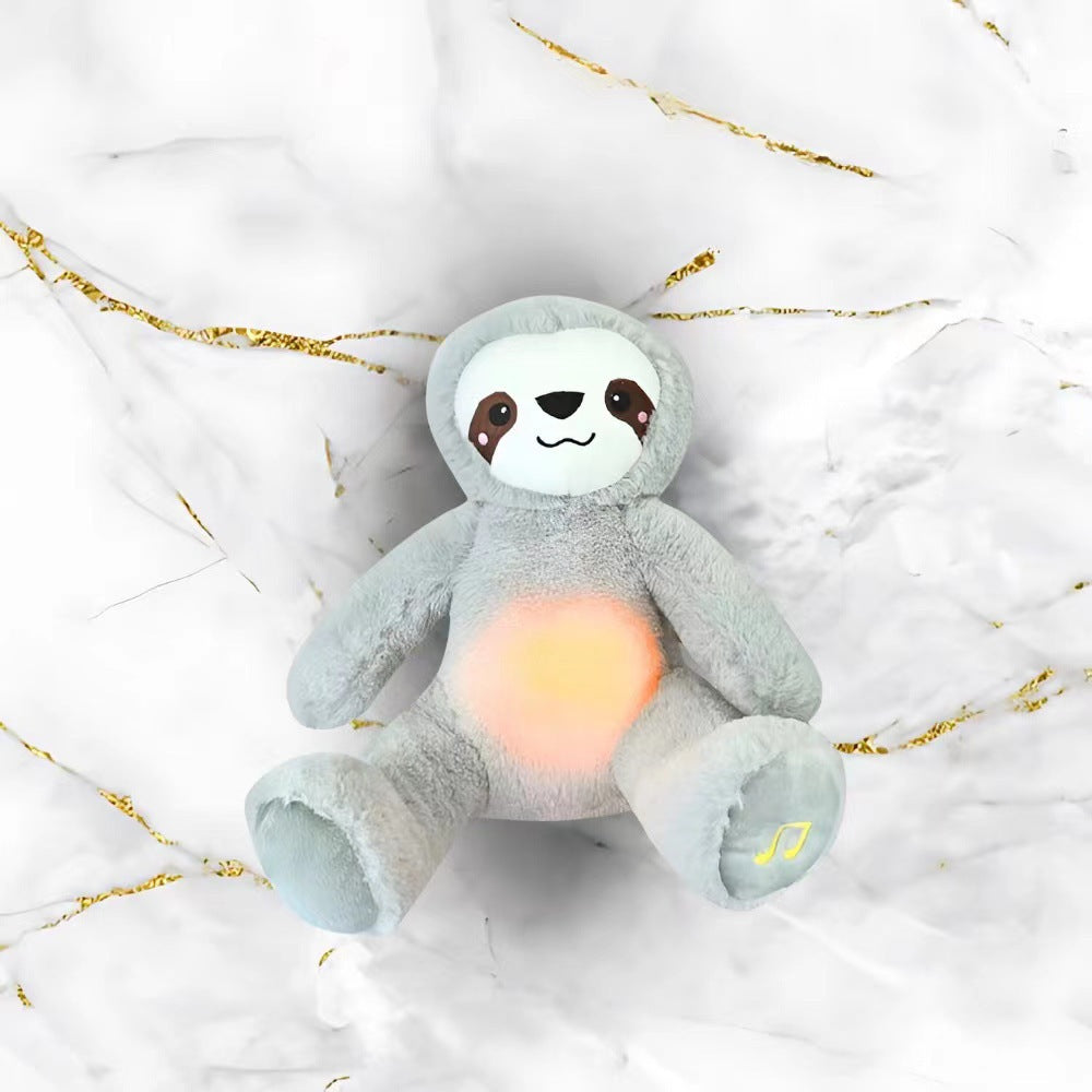 Breathing Lamb Plush Toy with Soothing Sleep Music