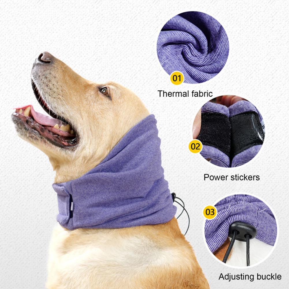 Pet Ear Muff Hoodie, Noise Cover Head Wrap for Dogs and Cats