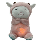 Breathing Lamb Plush Toy with Soothing Sleep Music