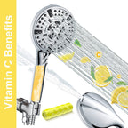 Vitamin C Filter Shower Head with Hose, Multi-Mode Spray