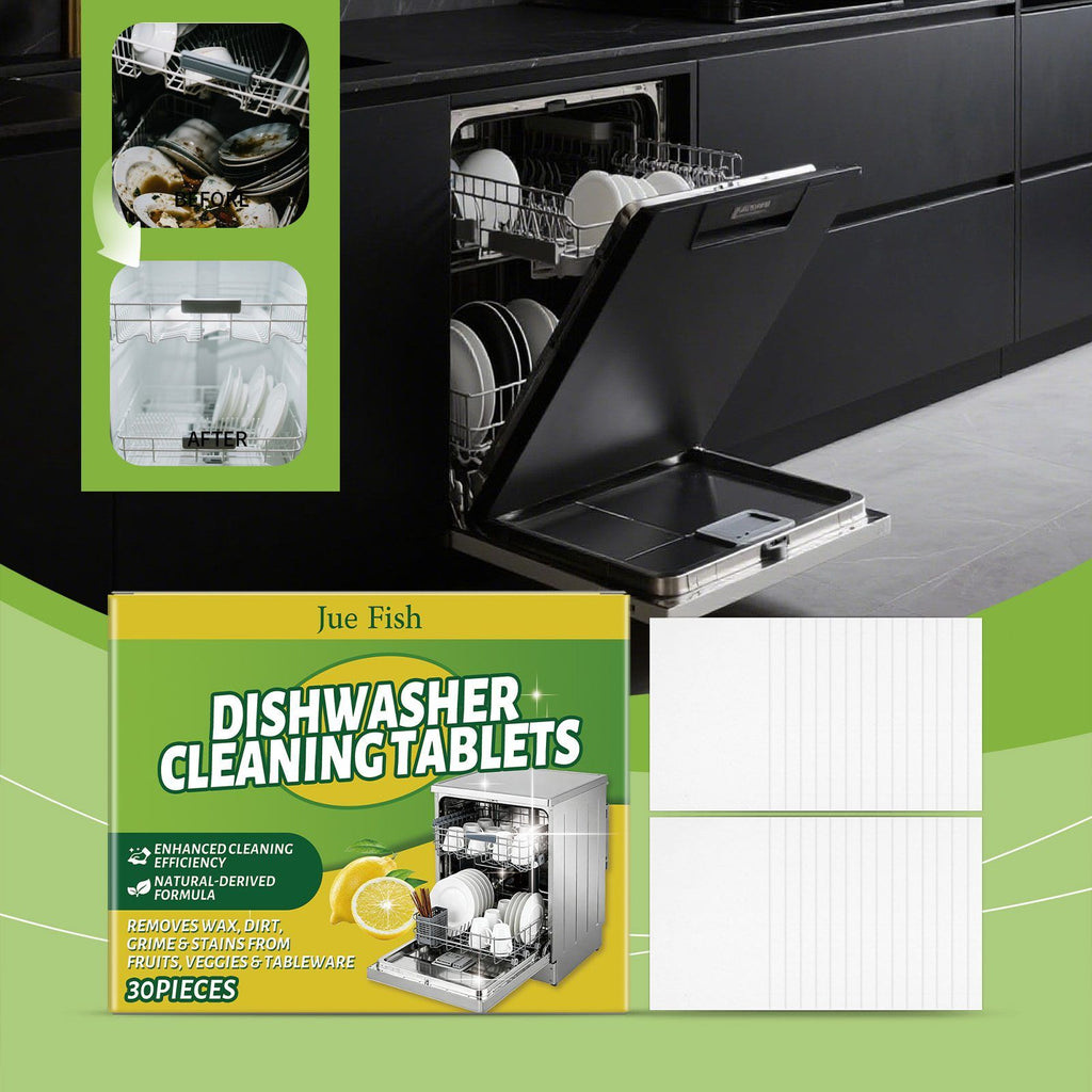 Dishwasher Cleaning Tablets, 30 Pieces