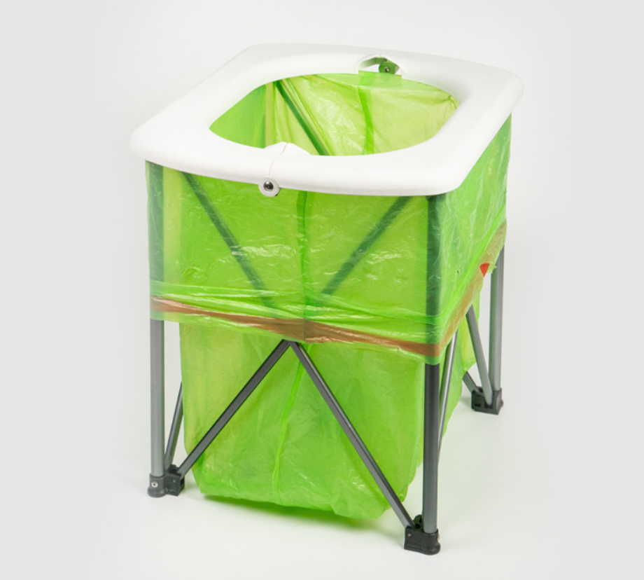 Folding Portable Toilet for Car, Camping, and Emergencies