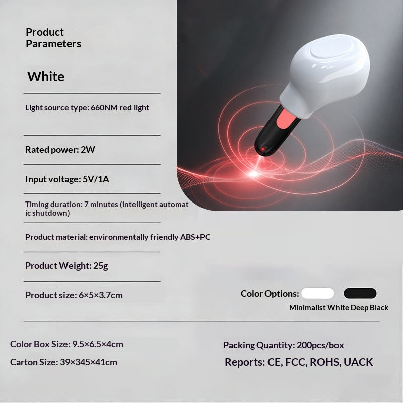 Smart Infrared Light Tinnitus Device, White or Black