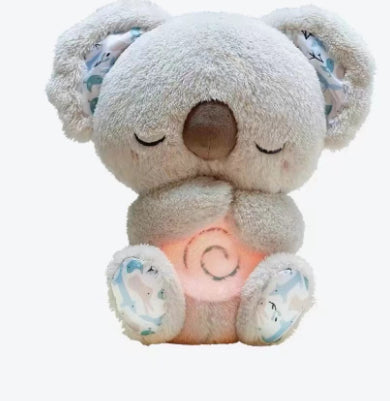 Breathing Bunny Plush, Soothing Sensory Toy with Music
