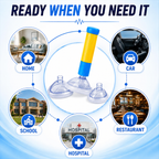Anti-Choking Rescue Device for Kids and Adults, First Aid Kit