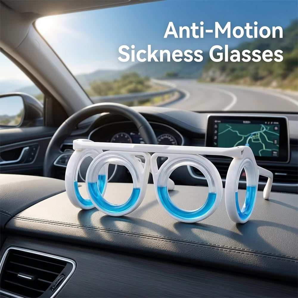 Anti-Motion Sickness Glasses for Car, Boat, and Plane