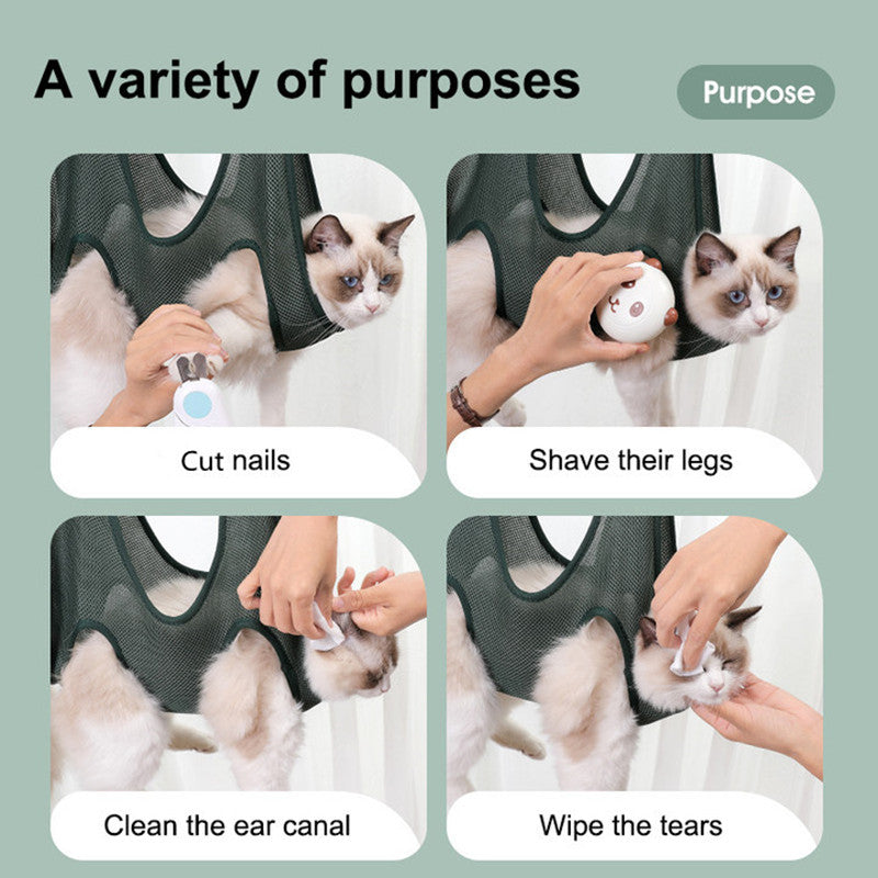 Pet Grooming Hammock for Cats and Dogs, Nail Trim Sling