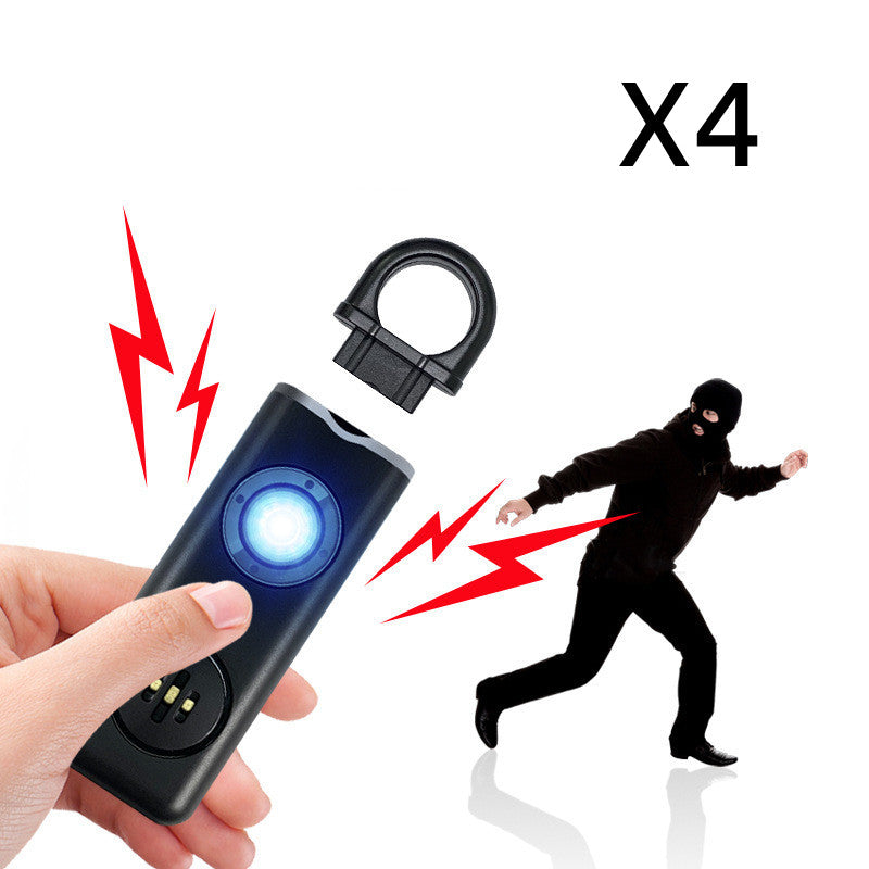 Personal Safety Alarm Keychain with SOS LED Light