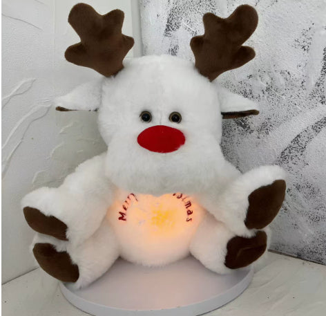 Breathing Bunny Plush, Soothing Sensory Toy with Music