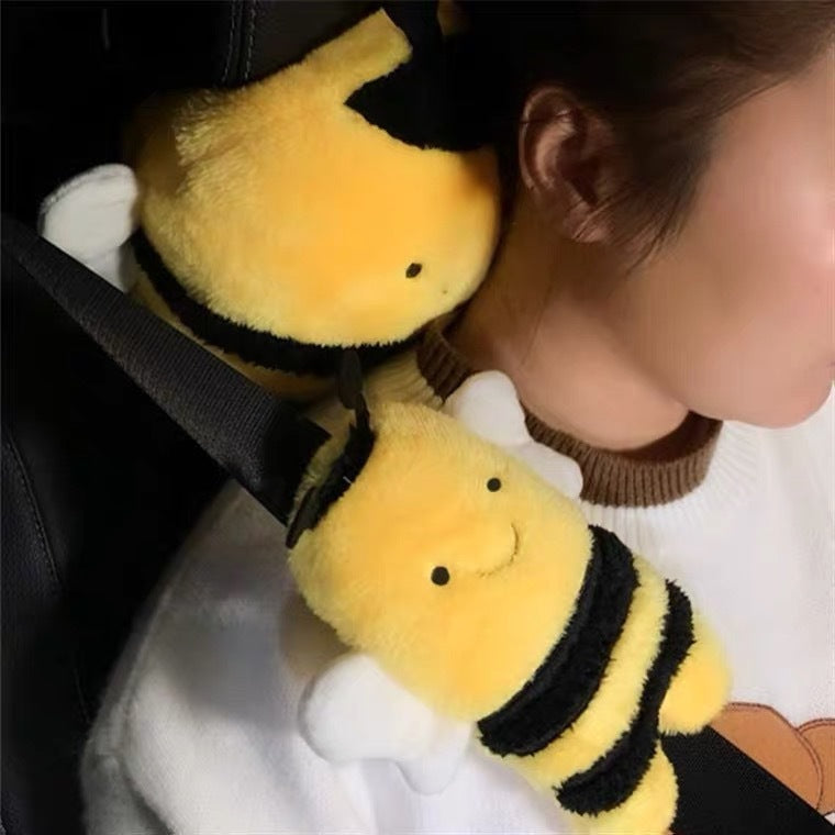 Car Neck Pillow and Seat Belt Shoulder Pad for Road Trips