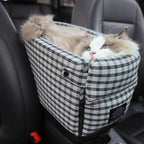 Car Armrest Pet Seat for Small Cats and Dogs, Nonslip