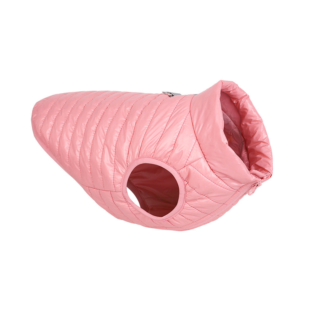 Dog Winter Jacket with Full Zipper, Warm Puppy Coat