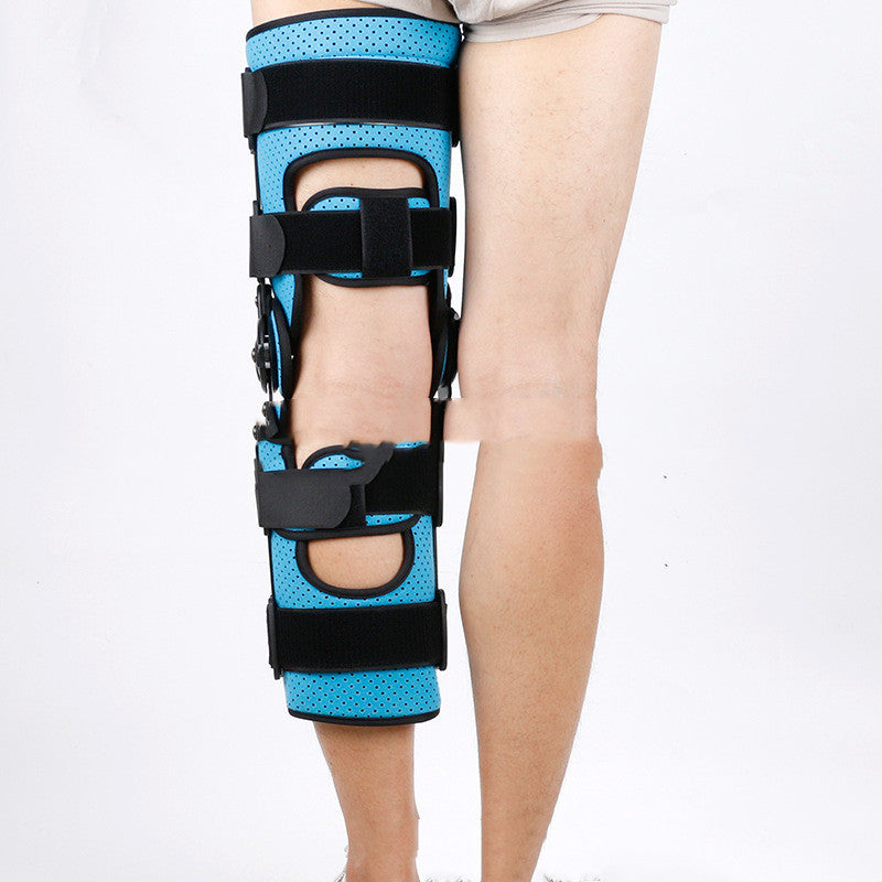Hinged Knee Brace, Breathable Full Leg Knee Stabilizer Support