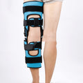 Hinged Knee Brace, Breathable Full Leg Knee Stabilizer Support