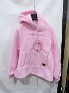 Women's Pet Pouch Hoodie with Kangaroo Pocket for Cats